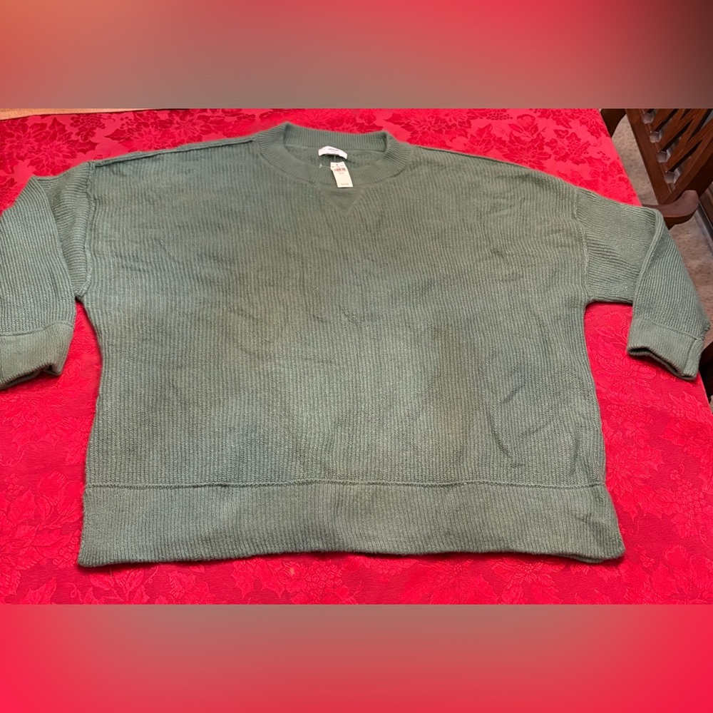 Aerie Sage Knit Pullover